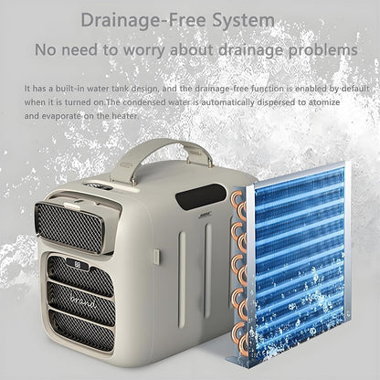  TYH Climatiseur Portable, 5121 BTU, Refroidissement Rapide, Extérieur, AC/DC 24 V, 3 Vitesses De Ventilation, Déshumidification, Faible Consommation 500 W, Idéal Pour Tente De Camping